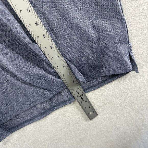 Holderness Bourne Polo Shirt men's XL Blue Chechessee Creek Club Solid Golf tech - Picture 5 of 8